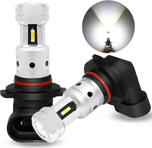 PHINLION 9145 9140 LED Fog Light Bulbs, 3800 Lumens Super Bright 12V H10 Fog Lights LED Replacement Bulb, 6000K Xenon White, Non-polarity, Pack of...