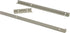 ClosetMaid SuiteSymphony Top Shelf Support Bracket Kit, Add On Accessory, Shelf Hardware Set, for Top Shelf, Satin Nickel...