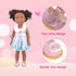 6 Pairs of Dorable Doll Shoes for 14 Inch Doll, Cute Bow Doll Shoes for 14 Inch Girl Dolls, Randomly 6 Pairs from 10 Shown in The Picture, Doll Ac...