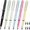 6pcs Everlasting Pencil Unlimited Inkless Pencil,Reusable Everlasting Pen with Eraser and 6pcs Replacement Nibs,Erasable Infinite Pens for Student...