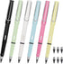6pcs Everlasting Pencil Unlimited Inkless Pencil,Reusable Everlasting Pen with Eraser and 6pcs Replacement Nibs,Erasable Infinite Pens for Student...