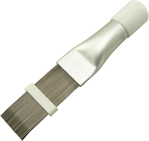 Stainless Steel Air Conditioner Fin Comb 5.51x0.98 inch Condenser Radiator Cleaning Brush Suitable for Air Conditioner Units Refrigerators Coil an...