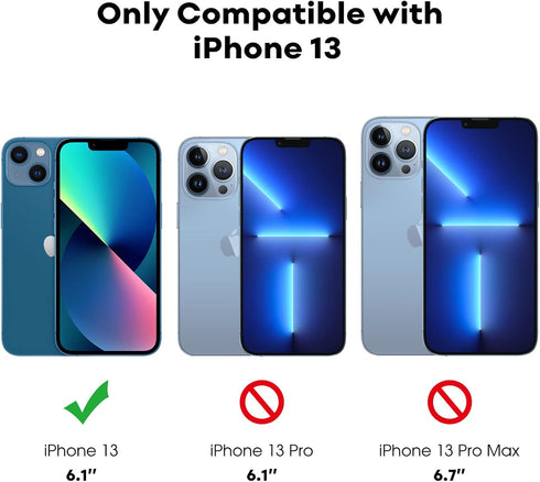 JETech Privacy Screen Protector for iPhone 13 6.1-Inch with Camera Lens Protector, Anti-Spy Tempered Glass Film, Easy Installation Tool, 2-Pack Ea...