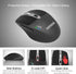 Arteck Wireless Bluetooth Mouse with Nano USB Receiver, Black, 4-Month Battery Life, Ergonomic Design...