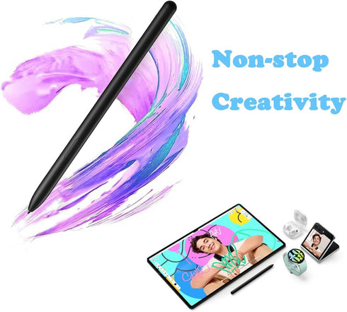 Galaxy Tab S9 Stylus Pen Replacement for Samsung Galaxy Tab S9,S9 Plus,S9 Ultra S Pen,Tab S9+,Tab S9 Ultra,Without Bluetooth with Tips/Nibs+Eject ...