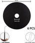 Tree Weed Barrier Mat, Non-Woven Degradable Garden Weed Barrier Landscape Fabric Mulch Ring Tree Protector with Stakes (6 Pack, 16 Inch)...