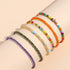 Boho Beaded Ankle Bracelets Handmade Multicolor Seed Bead Anklets Adjustable Stretch Heart Ankle Chain Beach Waterproof Anklet African Foot Jewelr...
