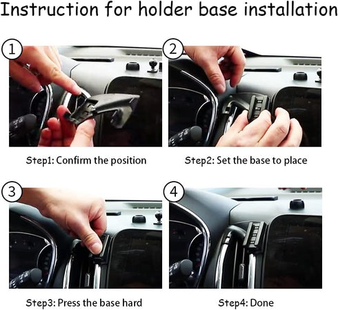 LUNQIN Car Phone Holder for Chevrolet Equinox 2018 2019 2020 2021 2022 2023 2024 Chevy Auto Interior Accessories Best Cell Phones Mount Cellphone ...