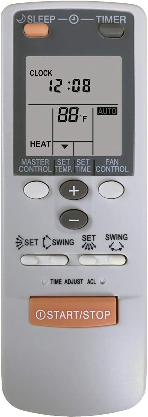 Replacement Air Conditioner Remote Control for Fujitsu Ar-jw1 Ar-jw11 Ar-jw13 Ar-jw17 Ar-jw19 Ar-jw2 Ar-jw27 Ar-jw28 Ar-jw30 Ar-jw31...