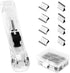 Push Stapler Clamp Stapler?Clam Clip dispensers Push StaplerSuitable for Offices, Schools, and Homes?Reusable Portable Handheld Clam...