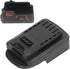 Demeras Battery Converter, Lithium Battery Adapter 18V ABS Lightweight Fine Workmanship Tight Fit for Power Tool...