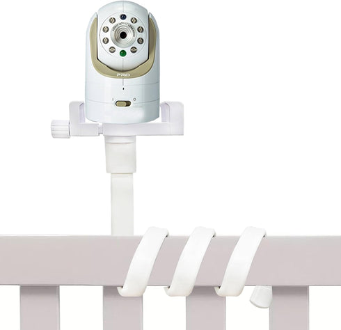 GUCHO Baby Monitor Mount for Crib, Universal Baby Monitor Holder Compatible for Infant Optics, Crib Camera Mount Stand with Clip...