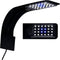 10W Super Slim Aquarium Fish Tank 5730 LED Light Clip-on Lamp Aquatic Plant Lighting (Black Body White+Blue Light)...