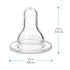 Evenflo 4 Pack Classic Silicone Nipple, Slow Flow...