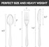 Premium Clear Plastic Spoons - 72 Count, Heavy Duty & Durable Disposable Cutlery for Parties, Picnics, and Events, Heat Resistant & BPA Free...