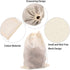 50 Pieces Cheesecloth Bag Drawstring Soup Bags Mesh Spices Bags for Coffee Loose Leaf Tea Crafts Sachet Soap Pouch (2.36x3.15inch), Natural color...