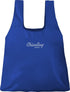 ChicoBag Original Compact Reusable Grocery Bag with Attached Pouch and Carabiner Clip- 4 Pack Blue...