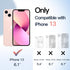 JETech Case for iPhone 13 6.1-Inch, Shockproof Phone Bumper Cover, Solid Color Matte TPU Frame, Anti-Scratch Clear Back (Pink)......