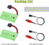7.4V Li-ion Battery 600mAh 2S Rechargeable Lithium Battery with SM-4P Plug and USB Battery Charger Cable 2Pack......