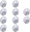 TREELY 10Pcs Suction Cup with Rings, 50mm Clear Suction Cup Sucker for Window Wall Hook Hanger...