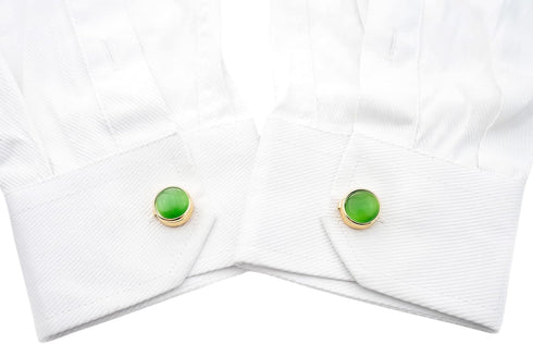 button covers for mens shirts button cover cufflinks cat eye button cover Ladies button covers (A:Golden-green diameter 1.75cm)...