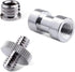 Maxmoral 3 Sets 1/4 Inch to 3/8 Inch Threaded Screw Mount Adapter Set for Camera Tripod Monopod DSLR Camera Flash Trigger - Female to Female Adapt...