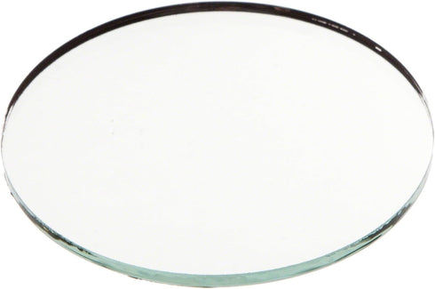 Plymor 3" Round, 3mm Thick Non-Beveled Glass Mirror Circle, Pack of 3...