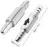 2 PCS Stainless Steel One Way Check Valve,Air CO2 Line Tubing Regulator for Anti-Backflow Non-Return in Aquarium System...