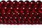 Smooth Garnet Red Glass Crystal Round Loose BeadsFor Jewelry Making DIY Bracelet Necklace Accessories 6mm 68pcs 15" Strand(Garnet Red Glass, 6mm)...
