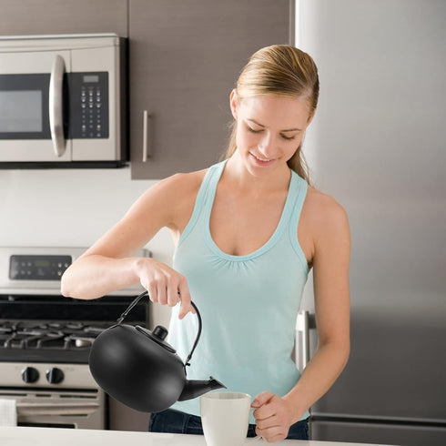 Pot Thicken Water Kettle Tea Kettle Universal Water Boiling Kettle Heating Teakettle for Gas Stove Boil Water Kettle Home Teakettle Whistling Teak...