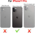 HianDier for iPhone 11 Pro Case with Card Holder Wallet Case for Women Men with Magnetic Closure Shockproof Cover for iPhone 11 Pro Phone Case-Bla...