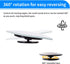 Car Blind Spot Mirror, 2PCS HD Convex Glass Angle Adjustable for Side Rearview Mirrors, Fan Shaped Frameless Rotatable Wide Angle Blind Spot Mirro...