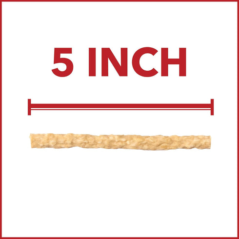 Pet Factory American Beefhide 5" Munch Mini Rolls Dog Chew Treats - Natural Flavor, 40 Count/1 Pack...