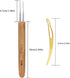 6 Pieces Dreadlock Crochet Hook Set Including Dreadlocks Crochet Hair Weaving Needle Tool 1 Pieces 1 Hook + 1 Pieces 2 Hooks + 1 Pieces 3 Hooks + ...
