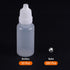 uxcell 200pcs 5.5mm 304 Stainless Steel Balls with 20pcs 15ml PE Bottle for Model Paint...
