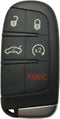 J-ACCES Key Fob Case Shell Fit for Jeep Grand Cherokee Dodge Challenger Charger Dart Durango Journey Chrysler 300...