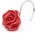 BEAVO Shower Curtain Hooks, Home Decorative Rustproof Shower Curtain Hooks Resin Rose Flower Shower Hooks Rings for Bathroom Shower Rods Curtains,...