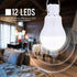 Solar Light Bulb Outdoor 130LM Portable Solar Powered Led Bulb Light for Chicken Coops Shed Hiking Fishing Camping Tent Lighting(2Pack)...