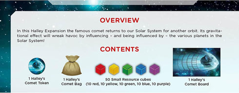 Pendragon Studios: Starship Interstellar: Halley's Comet Expansion - Strategy Board Game, Ages 14+, 1-4 Players, 150 Min...
