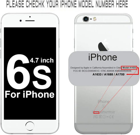 Johncase New OEM 12MP Autofocus Main Back Rear Camera Module Flex Cable Replacement Part Compatible for iPhone 6s (All Carriers)...