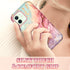 Btscase for iPhone 12 Case/iPhone 12 Pro Case, Heavy Duty Three Layer Marble Shockproof Full Body Rugged Hard PC+Soft TPU Bumper Drop Protection W...