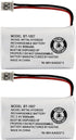Kastar 2-Pack BBTY0651101 Model BT1007 Cordless Phone Battery for Uniden BT-1007 BT-1015, CEZAI2998 DECT1340 DECT1363 DECT1363BK DECT1363-2 DECT14...