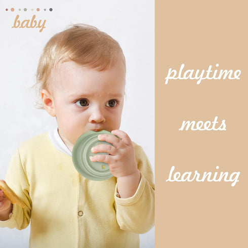 Stacking Cups Toy for Baby 6-12 Months, 8PCS Nesting Cups Set for Toddler 1-3, Kids Bathing and Counting Stackable Toy for Early Educational Learn...