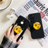 Clear Crystal Glitter Expandible Collapsible Moblile Phone Grip Stand Holder for Smartphones and Tablets Cell Phone Accessory?Sunflower Pattern?...