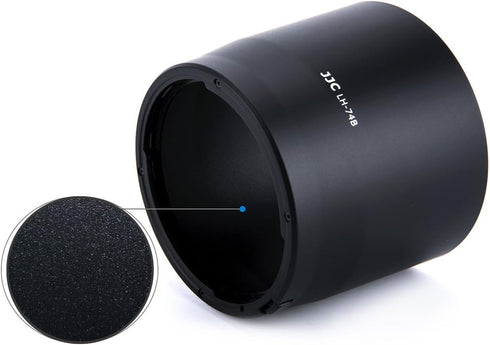 JJC ET-74B Bayonet Dedicated Lens Hood Shade for Canon RF 100-400mm f/5.6-8 IS USM and Canon EF 70-300mm f/4-5.6 IS II USM Lens, Replaces Canon ET...