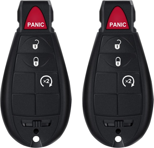 ECCPP 2X Key fob keyless Entry Remote 05026196AD 05026347AD...