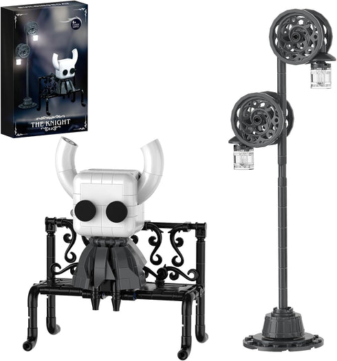 Knight Building Set, Hollow Popular Game Knight Action Figure Building Toy, Lighting Collectible Decoration Character Compatible with Lego, Gift f...