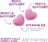 Calcium Supplement + Vitamin D3 - Sugar Free Calcium Gummies for Bone & Teeth Strength Support, Calcium Gummy Chews for Immune Support, Calcium Su...