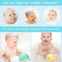 OENUX Baby Bath Toys,Spray Water Bath Toys for Toddlers,Light Up Bathtub Toys with LED Light,Auto Induction Sprinkler Swimming,Pool,Bathroom,Showe...