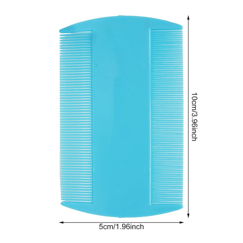 yueton 4PCS Flea Lice Fine Toothed Comb Flea Comb Double Row Flea Comb Double Sided Pet Comb Pet Grooming Comb for Dogs Cats or Human Hair...